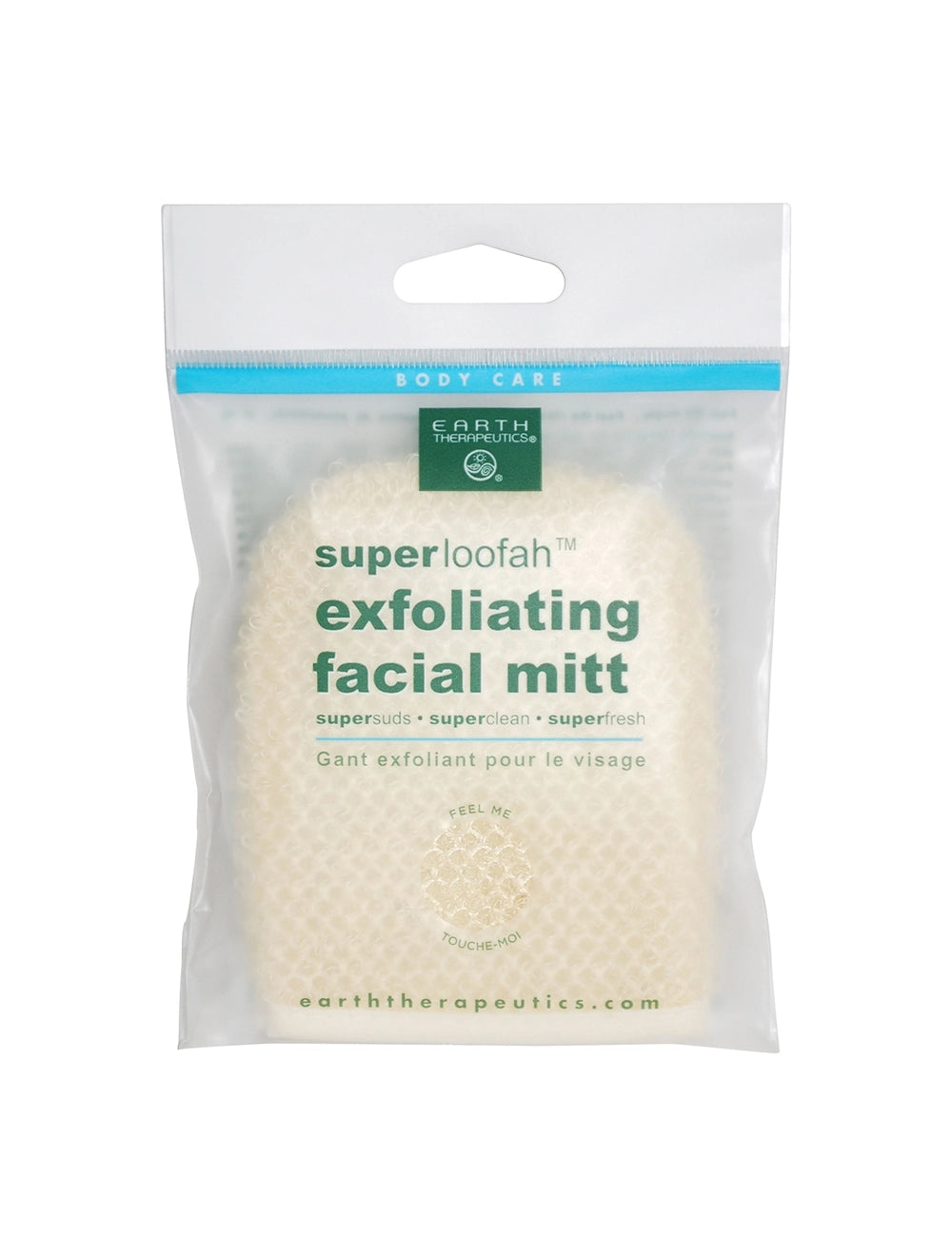 Earth Therapeutics - Super Loofah Exfoliating Facial Mitt